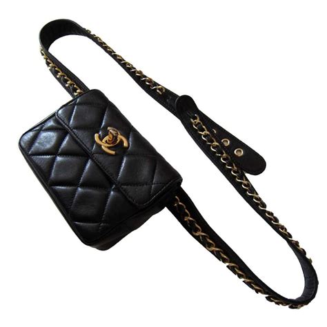 chanel belt chain bag|Chanel belt bag women's.